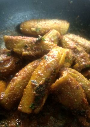 A picture of Bharva Bharela karela.