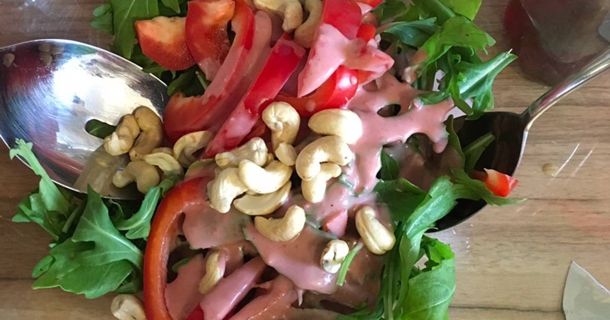 Rucolasalat mit Himbeerdressing Rezept von Sophie V. - Cookpad