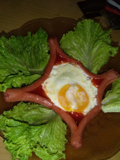 Foto resep Telur ceplok sosis
