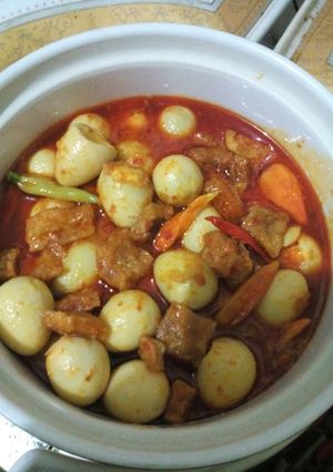 Foto resep Sambal goreng krecek & telur puyuh