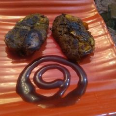 A picture of Jack fruit Kebab.