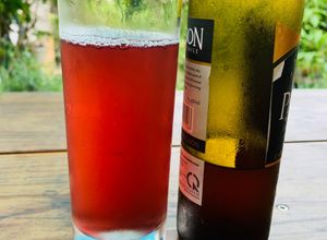 Hình của món Scoby và Kombucha mật ong - trà lên men mật ong siêu dễ.