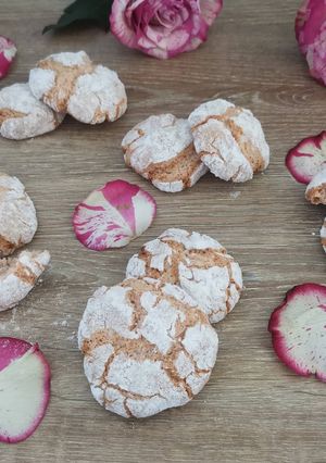 Une photo de Crinkles roses aux biscuits de Reims
