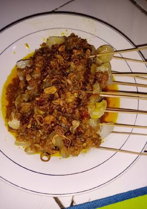 Foto resep Sate kikil sambel kacang