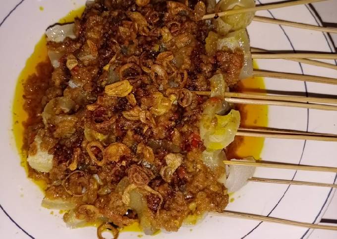 Yuk intip, Bagaimana cara membuat Sate kikil sambel kacang dijamin enak