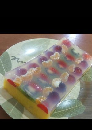 Foto resep Puding Mangga tutti fruity