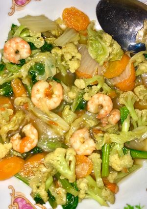 Foto resep Capcay Udang
