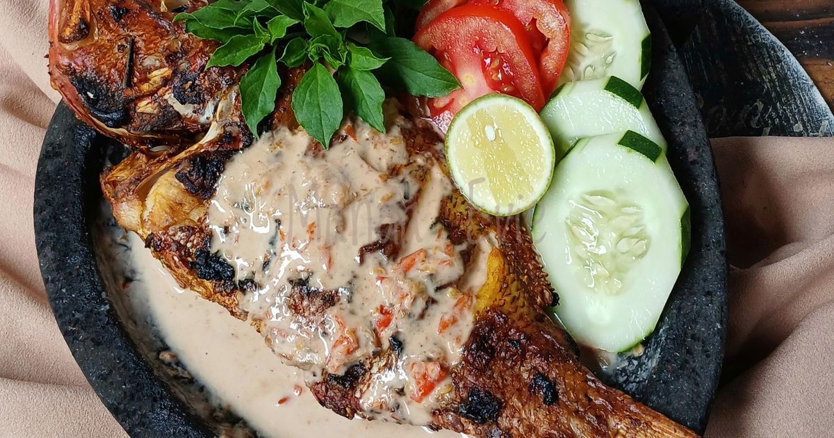 Ikan bakar Sambal Santan