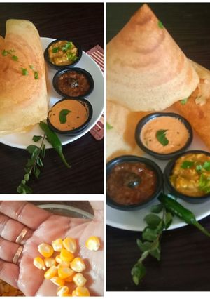 முறுகாலான மக்கா சோள தோசை.. (Crispy "Corn Dosa" recipe in tamil) செய்முறை முக்கிய புகைப்படம்