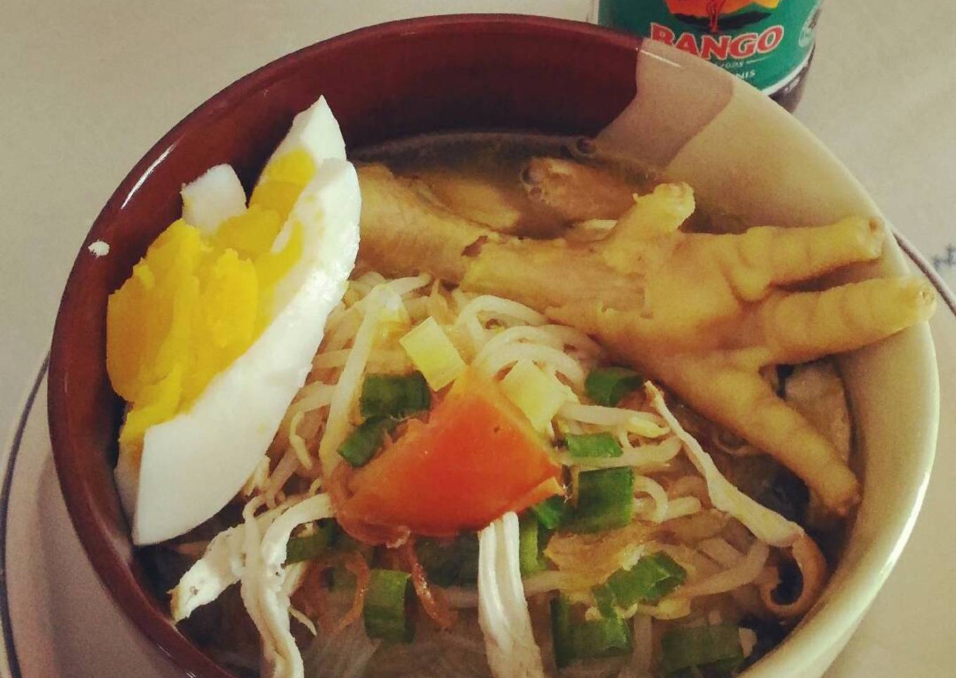Soto ayam ceker