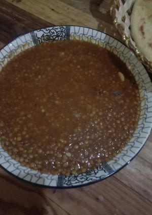 صورة لوصفة شوربة العدس