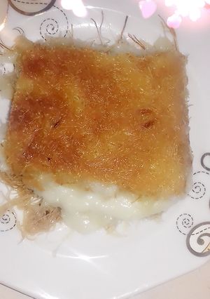 صورة لوصفة كنافه بالقشطه 😋