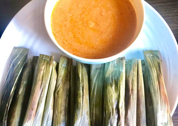 Langkah Mudah untuk Menyiapkan Otak Otak Ikan Kuah Kacang, Menggugah Selera