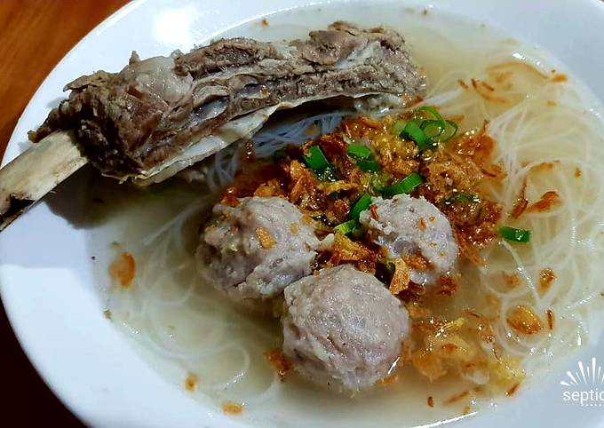 Resep Bakso Sapi Super Tanpa Food Processor Oleh Septi Dwi Dlaciys Cookpad