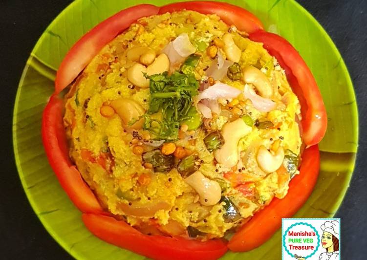 Steps to Prepare Award-winning Mix Veg Upma