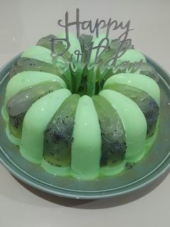 Foto resep Puding Ultah Rasa Melon Kelapa