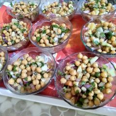 A picture of Chole chat.