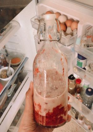 รูปของ Strawberry Milk คีโต