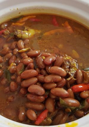Foto resep Semur Kacang Merah Pedas