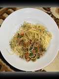 Spaghetti Aglio Olio Beef