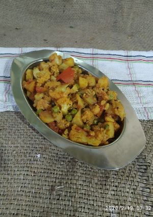 A picture of Cauliflower sabji.