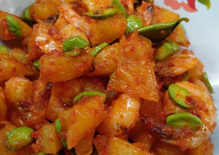 Cara Gampang Membuat Sambal goreng udang pete yang Sempurna