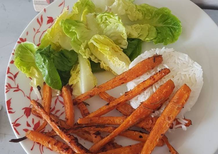Recette de Rapide Frites de carrottes dietetique
