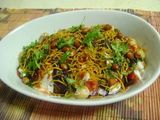 Falafel Chaat (Chickpeas Dumplings - Indo - Middle Eastern Fusion Style)
