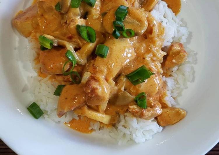 Simple Way to Prepare Super Quick Homemade Brazilian Chicken Stroganoff