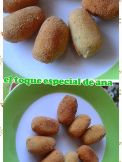 Una foto de Croquetas con carne de cocido
