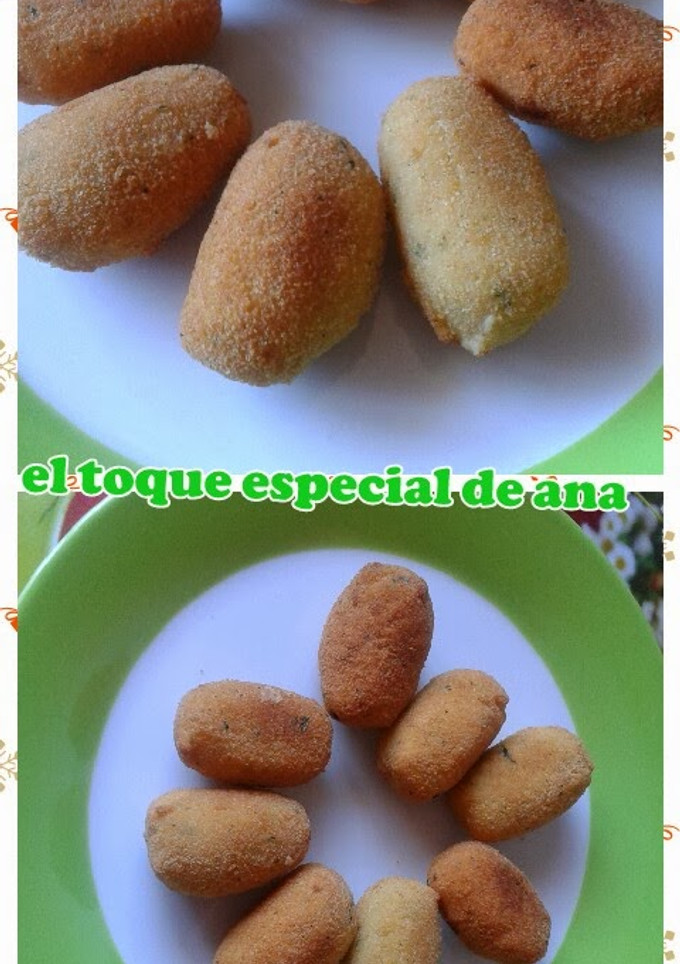 Una foto de Croquetas con carne de cocido