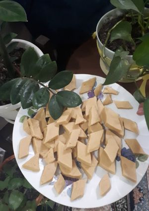 عکسی از دستور حلوا خشک