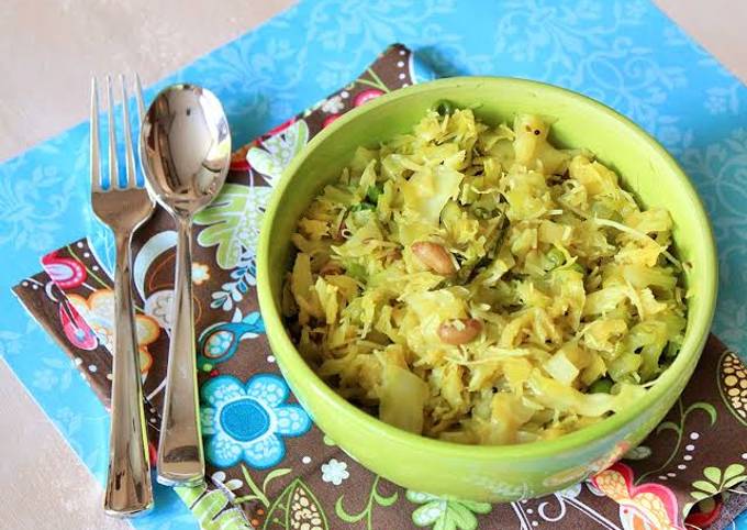 Steps to Make Favorite Cabbage Thoran