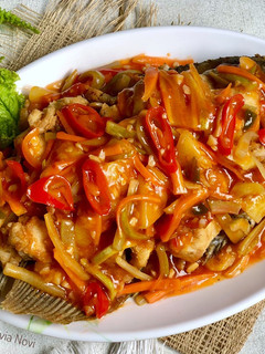 Foto resep Ikan Gurame Saus Asam Manis