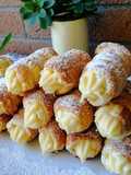 Puff Pastry Cannoli with Custard Cream