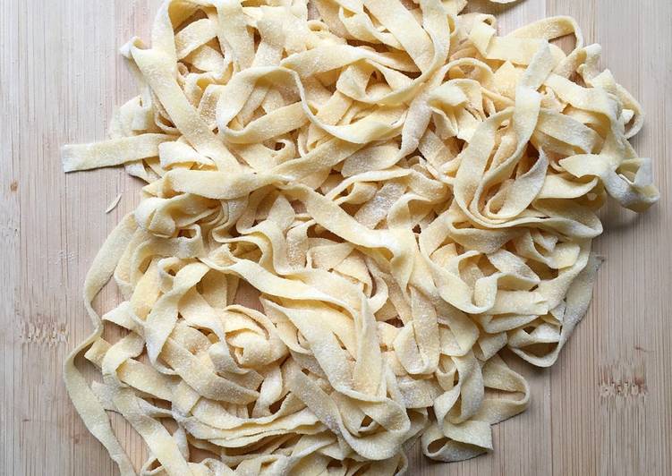 Step-by-Step Guide to Prepare Award-winning Fresh tagliatelle Pasta - without pasta machine