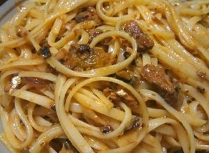 Foto resep Fettuccine saos Sardines