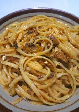 Foto resep Fettuccine saos Sardines