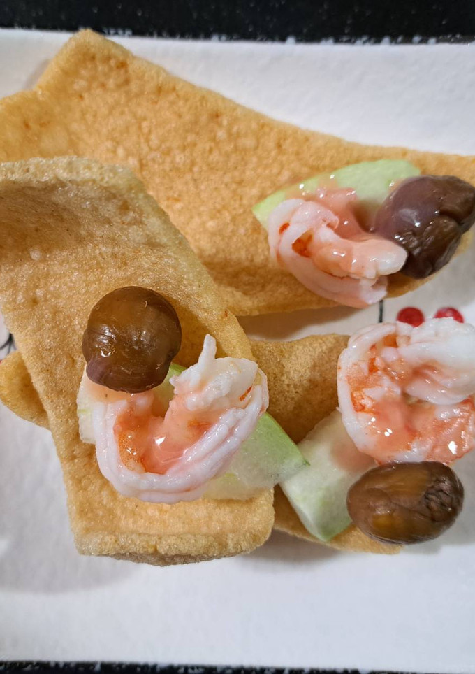 親子料理-芭著你不放的"海鮮蝦餅" 的食譜成品照片