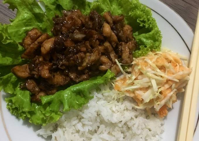 Ayam teriyaki simple