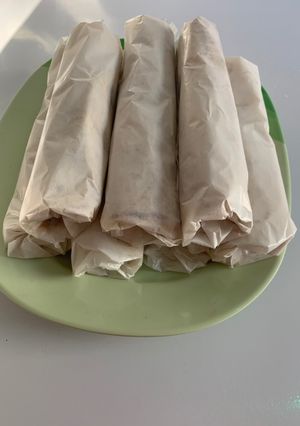 صورة لوصفة شاورما الدجاج بخبز الصاج 🌯🐓