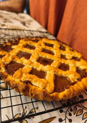 Una foto de Pasta Frola de dulce de leche 1️⃣