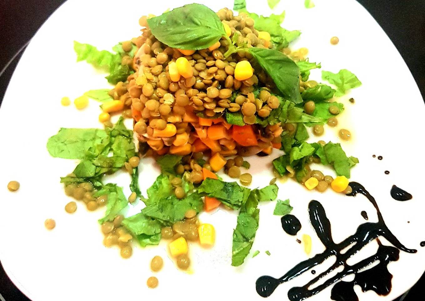 🌺🍀Ensalada fresca de lentejas 🍀🌺