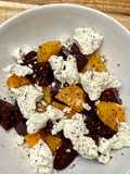 Chèvre, beet, and orange salad…