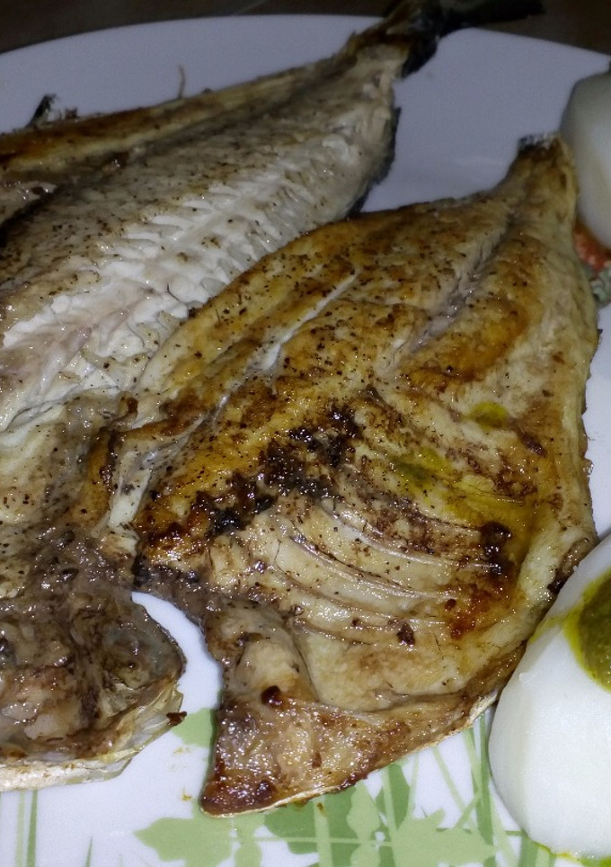 Una foto de Pescado de roca a la plancha