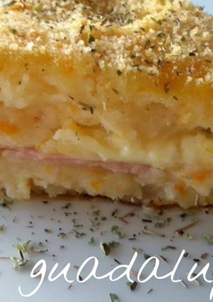 Una foto de Pastel de patata y zanahoria en gm e, gmf y tradicional