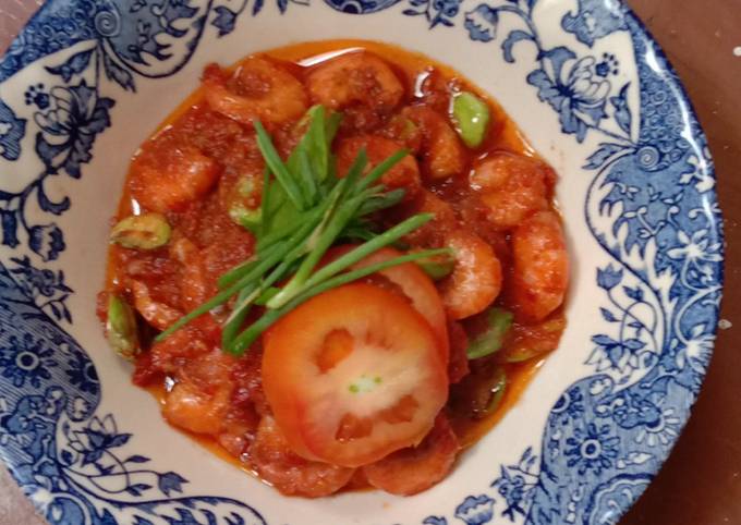 Yuk intip, Resep membuat Sambel goreng terasi udang pete sajian Lebaran dijamin sedap