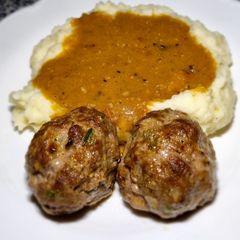 A picture of Easy Oven Baked Meatballs.
