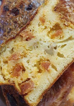 Une photo de Cake chorizo olive