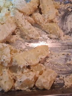 Una foto de Papas al horno con crema